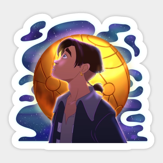 Wonders of the Etherium Sticker by n0r4g4m4-shop